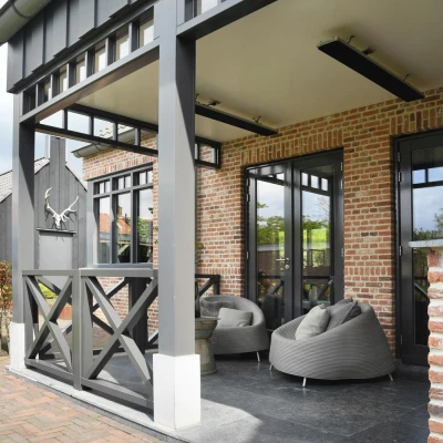 Heatstrip Design 1500 til inde og udebrug | Biopejs-shop.dk Heatstrip Design 1500 watt