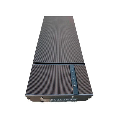 Heatstrip Design 2400 i sort med remote | Biopejs-shop.dk Heatstrip Design 2400 watt med fjernbetjening